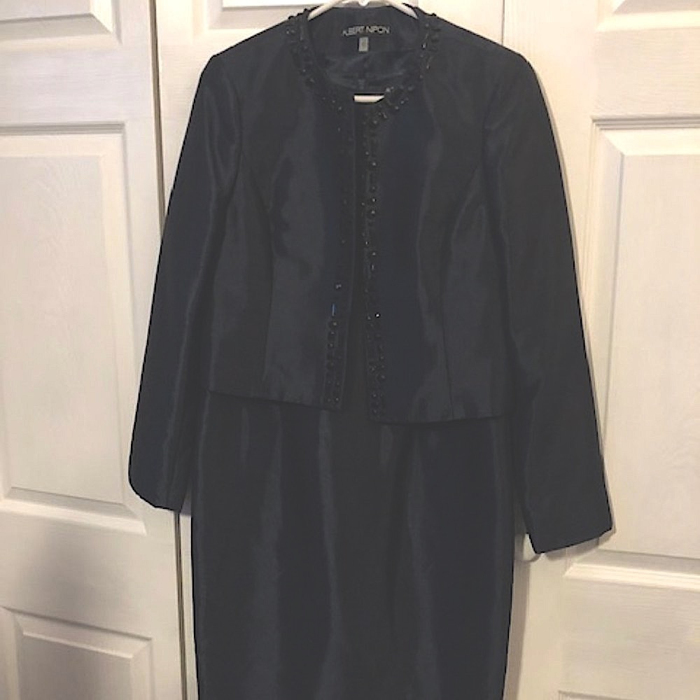 Albert Nipon Dress Jacket Suit, Size 6 (D2) - image 1